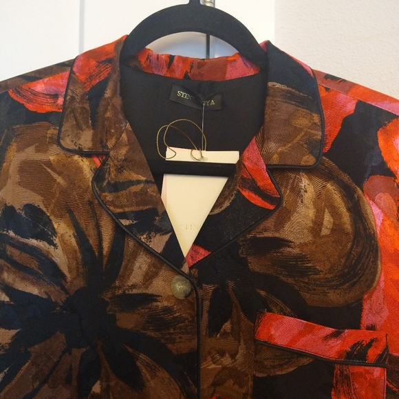 Stine Goya Tjasa Floral Jacquard Blouse. NWT. Size Small - Picture 4 of 8